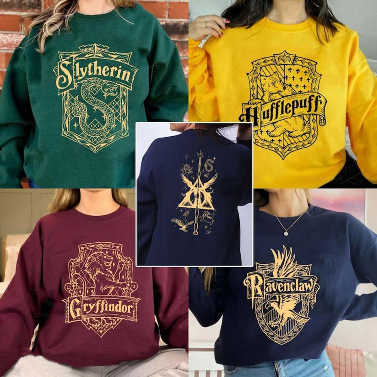 Vintage Hogwarts Crewneck,Wizarding World Hoodie,H-C-182