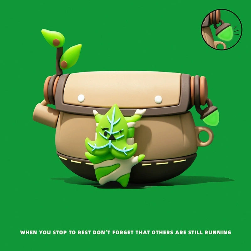 Anime Airpods Silicone Case,Cute Creature Design Airpodspro Protective Cover,Ideal Gift for Friends,PC-1297