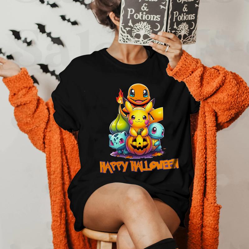 Happy Halloween Legends Unisex Anime T-Shirt,Crewneck,Hoodie,H-C-738