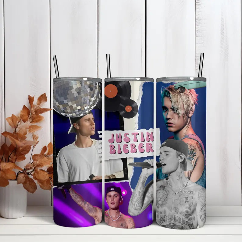 Justin Bieber 20oz 30oz Tumbler,D-P-067