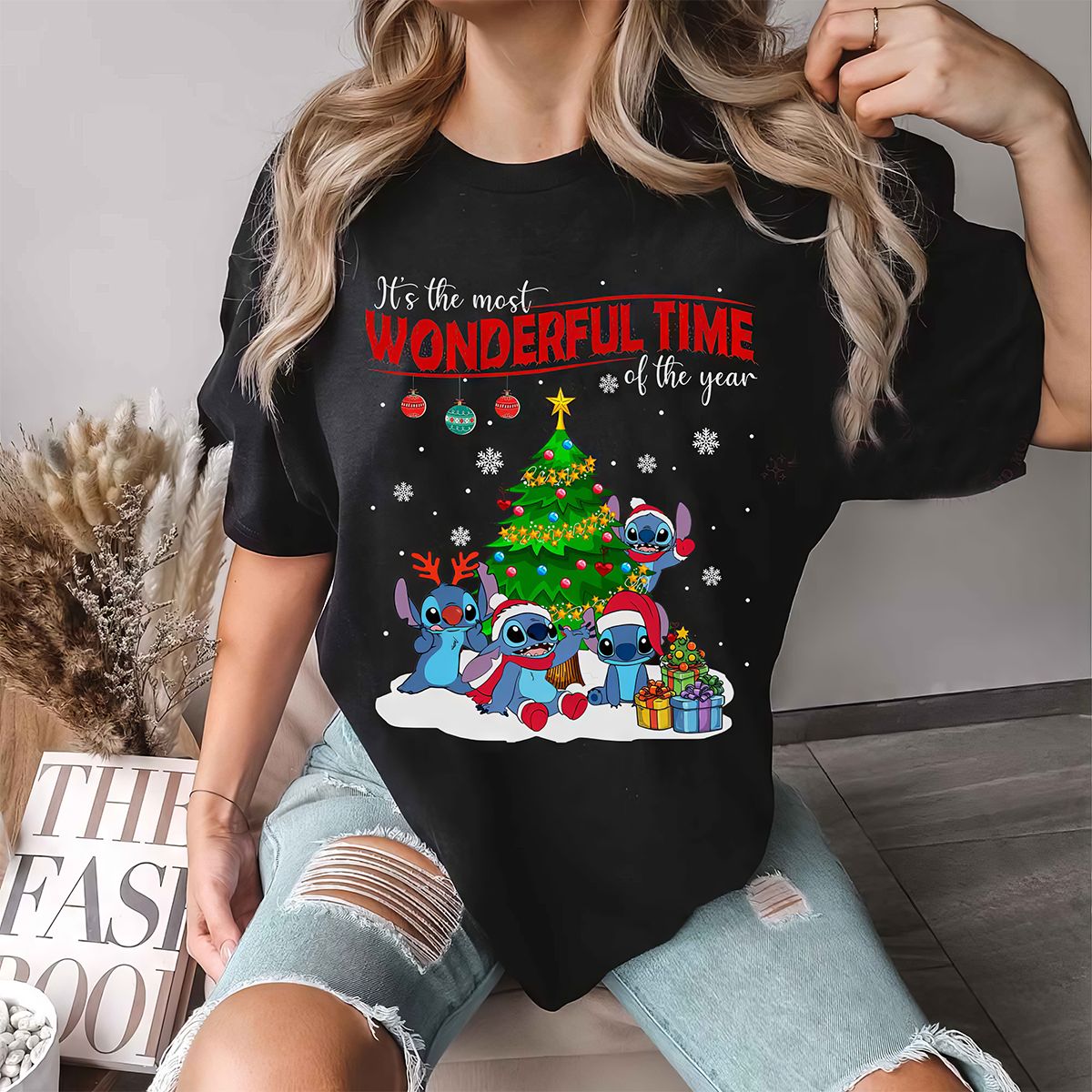 Stitch Most Wonderful Time Of The Year T-Shirt,Crewneck,Hoodie,TS-C-416