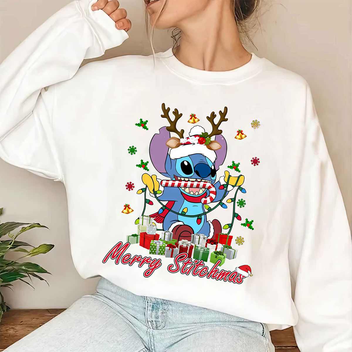 Stitch Christmas Gifts T-Shirt,Crewneck,Hoodie,TS-C-414