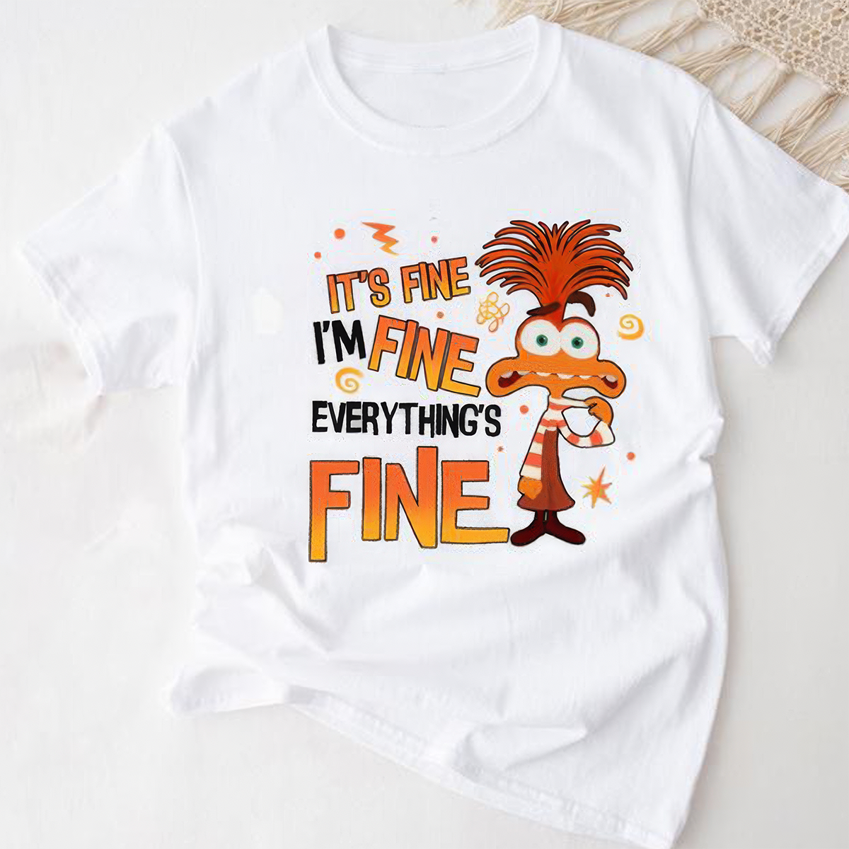 Inside Out Halloween Characters Everything is Fine Emotions T-Shirt,Crewneck,Hoodie,TS-C-596