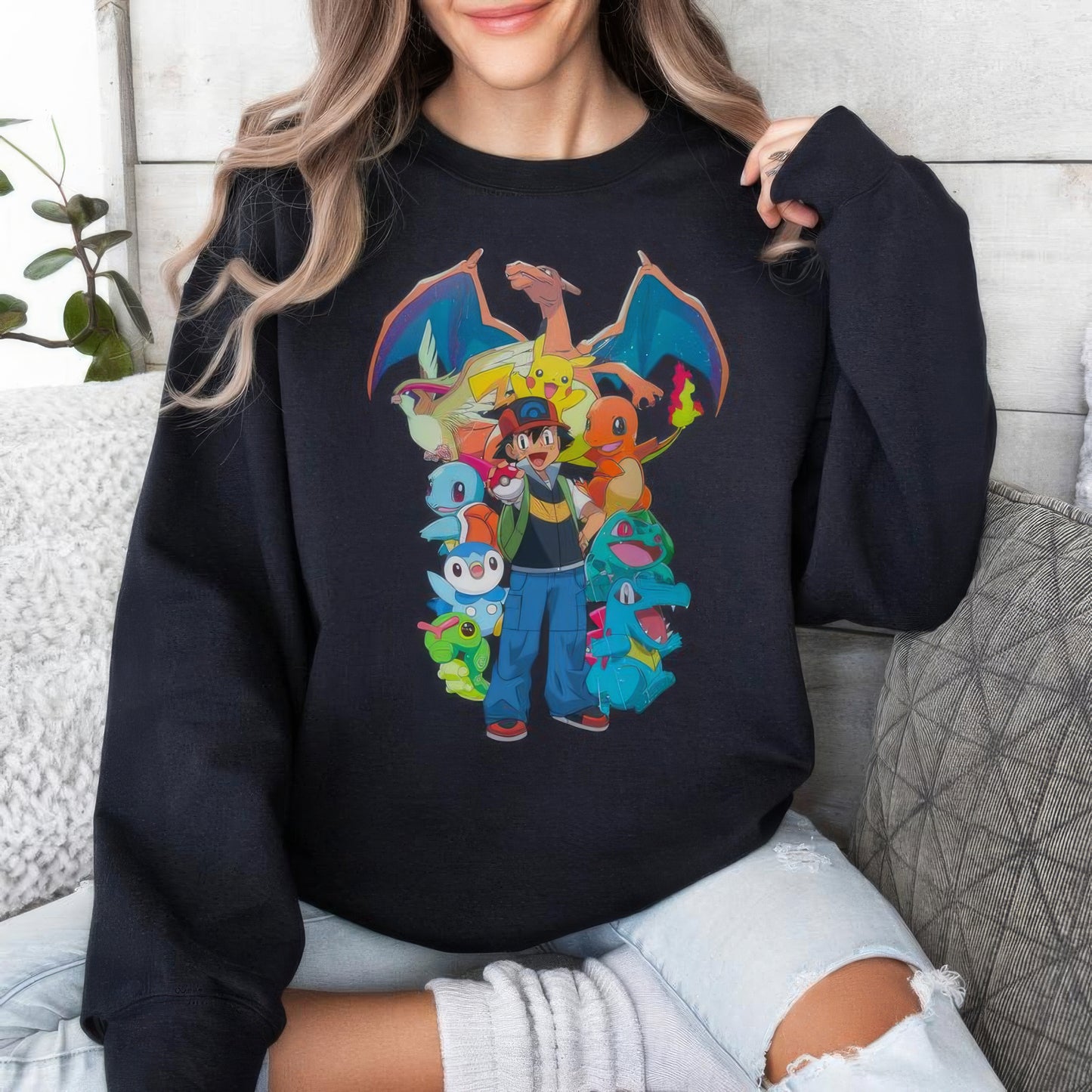 Team Vintage Unisex T-Shirt,Crewneck,Hoodie,For Anime Lovers,H-C-1034