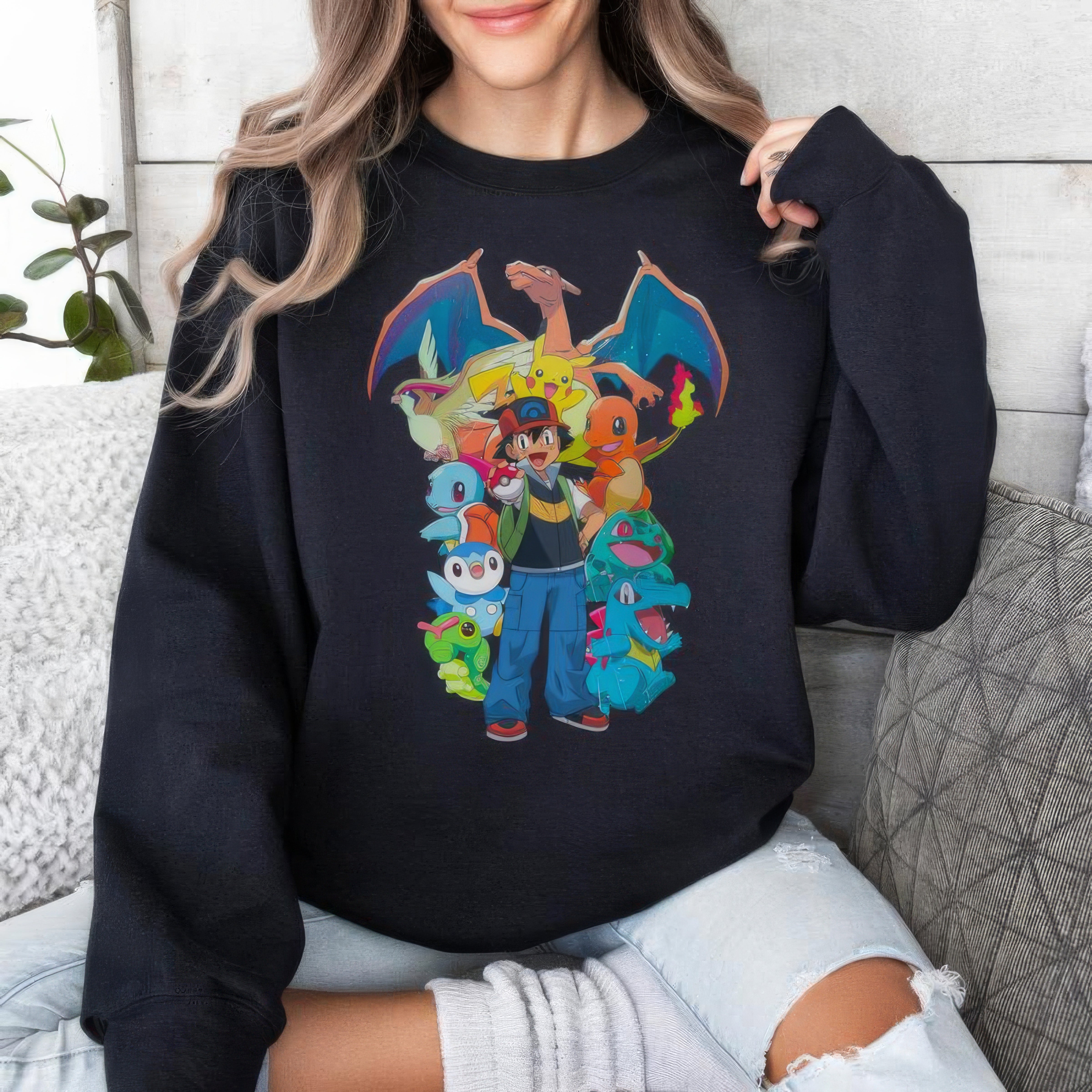 Team Vintage Unisex T-Shirt,Crewneck,Hoodie,For Anime Lovers,H-C-1034