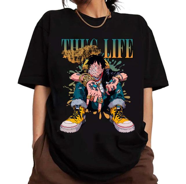 Sweat à capuche avec personnages d'horreur d'Halloween THUG LIFE, TS-C-103