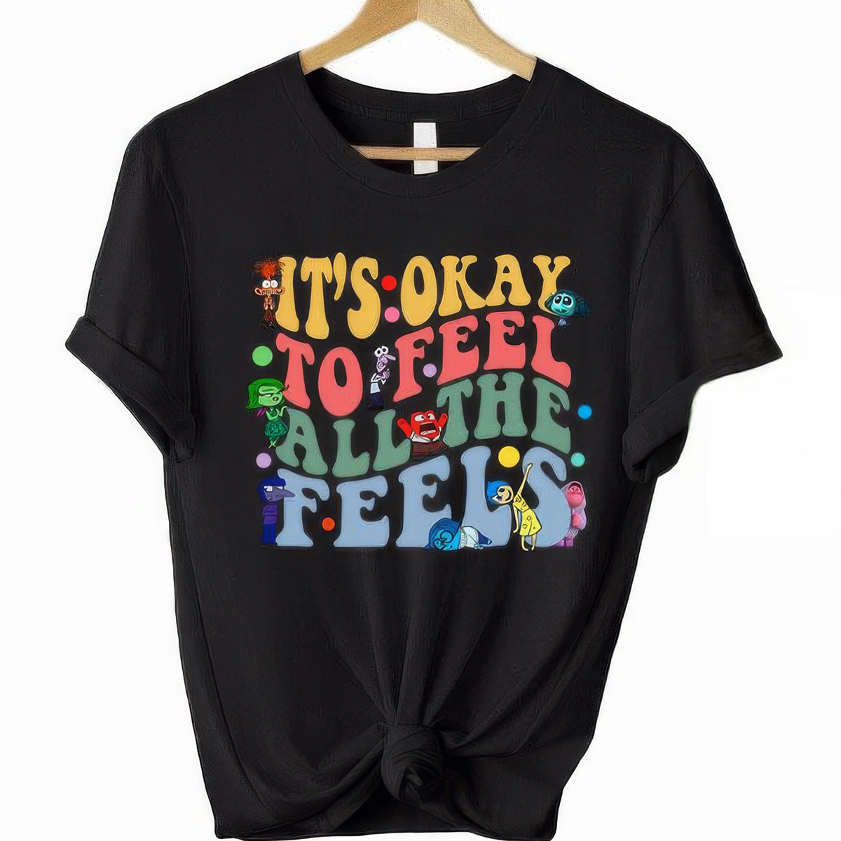 It's Okay To Feel All The Feels Mental Health Awareness Emotions T-Shirt,Crewneck,Hoodie,TS-C-601