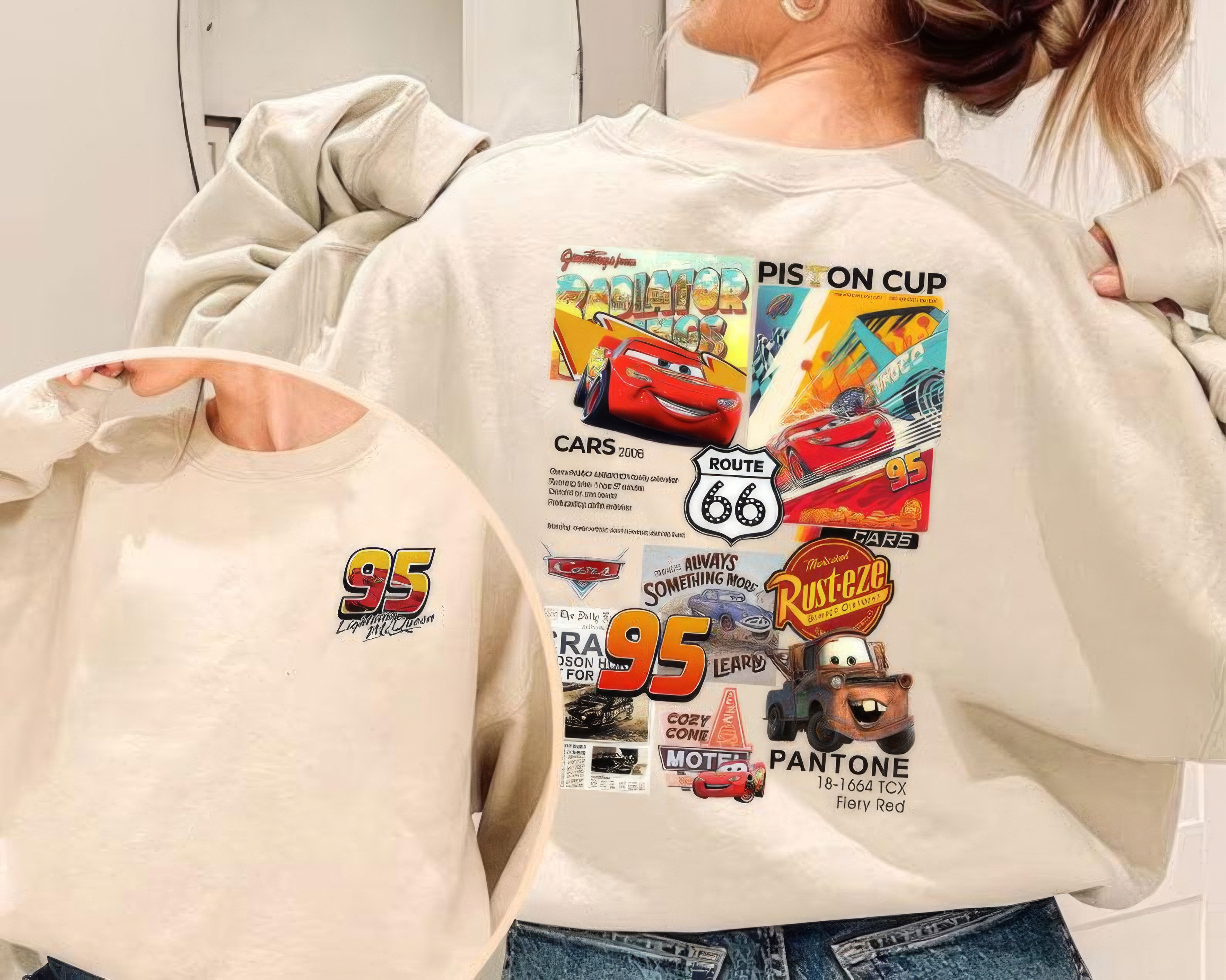 Lighting McQueen Cars Movie T-Shirt,Crewneck,Hoodie,TS-C-570