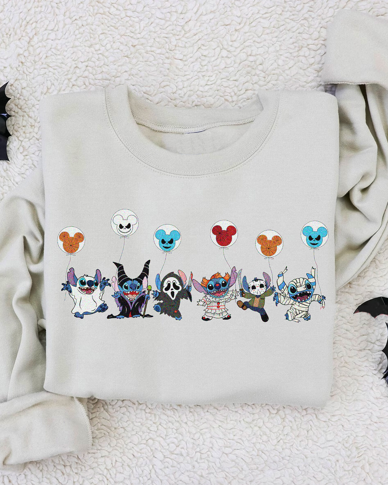 Cute and Whimsical Halloween Stitch T-Shirt,Crewneck,Hoodie For Gift,H-C-142