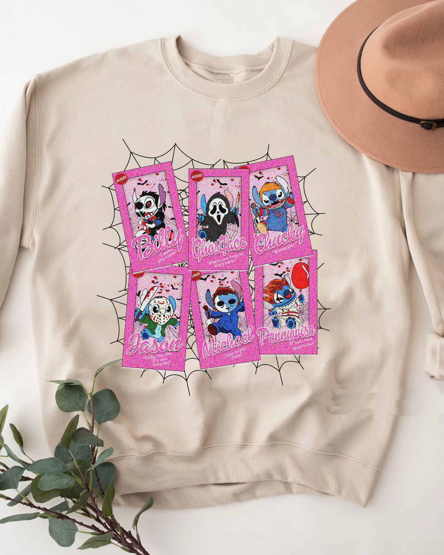 Scary Costume Stitch Halloween T-Shirt,Crewneck,Hoodie For Gift,H-C-141