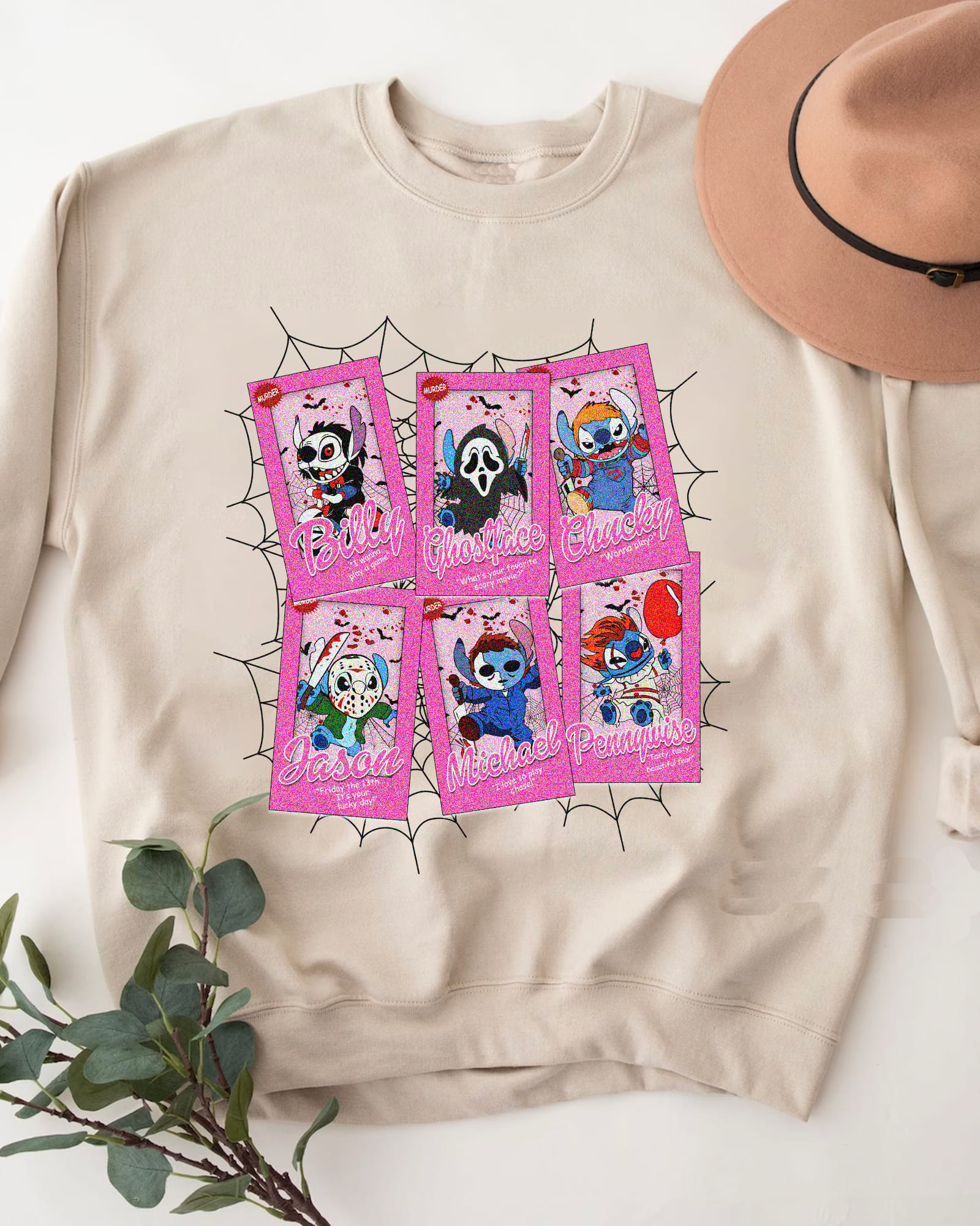 Scary Costume Stitch Halloween T-Shirt,Crewneck,Hoodie For Gift,H-C-141