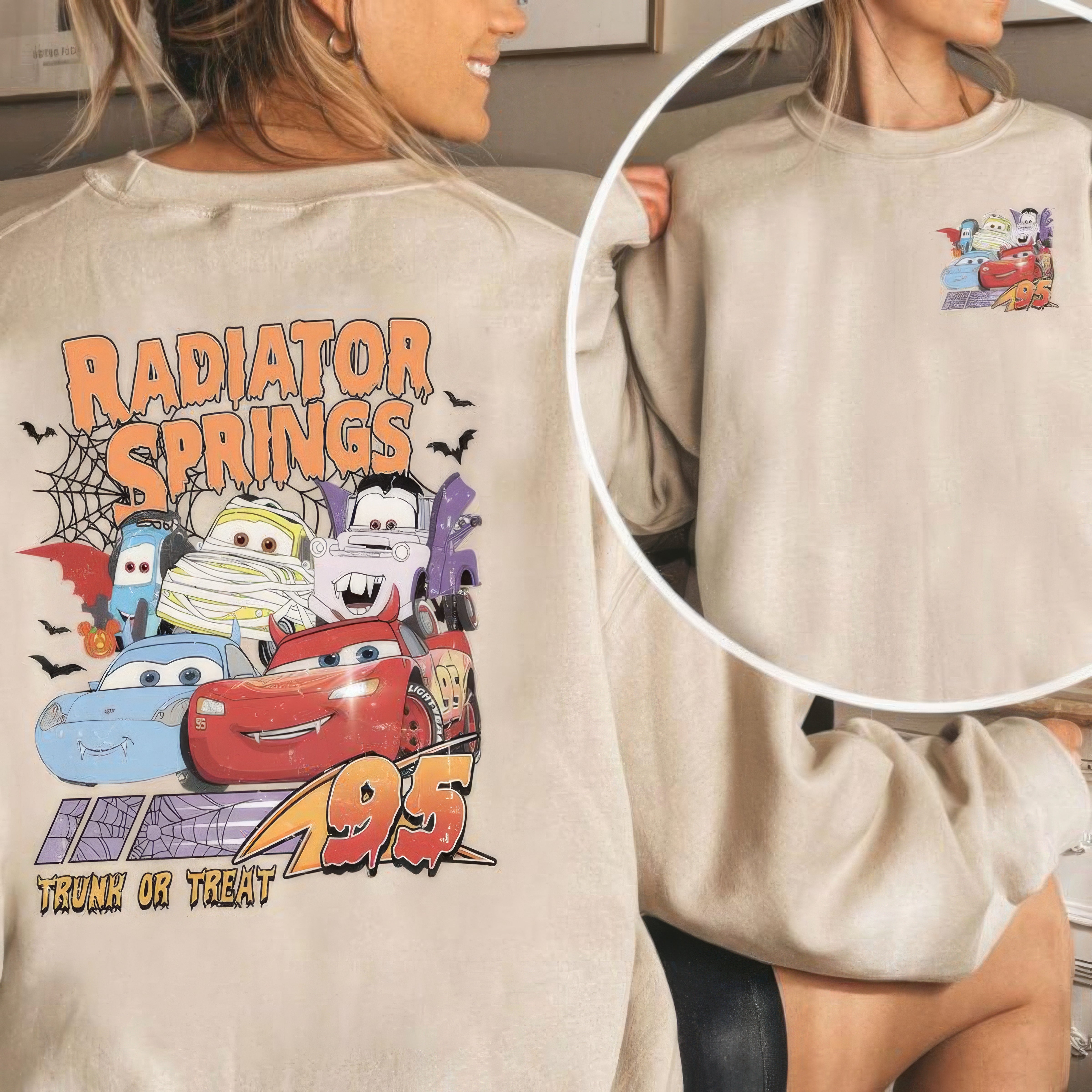 Radiator Springs McQueen Movie Cars T-Shirt,Crewneck,Hoodie,TS-C-576