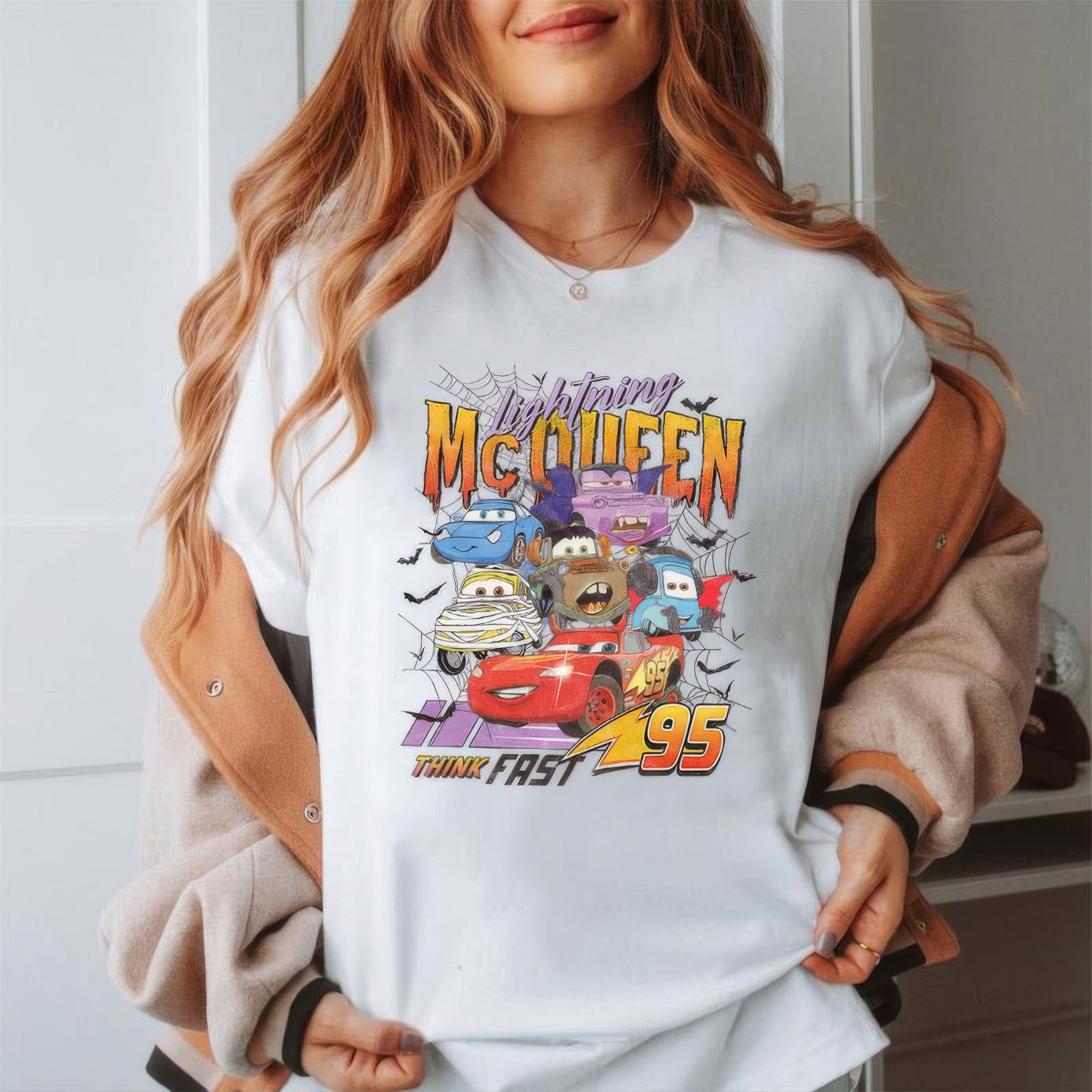 Lighting McQueen Cars Movie T-Shirt,Crewneck,Hoodie,TS-C-568