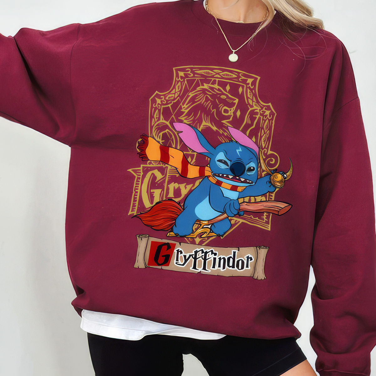 Cute Stitch Harry Potter Hogwarts T-shirt,Crewneck,Hoodie,H-C-105