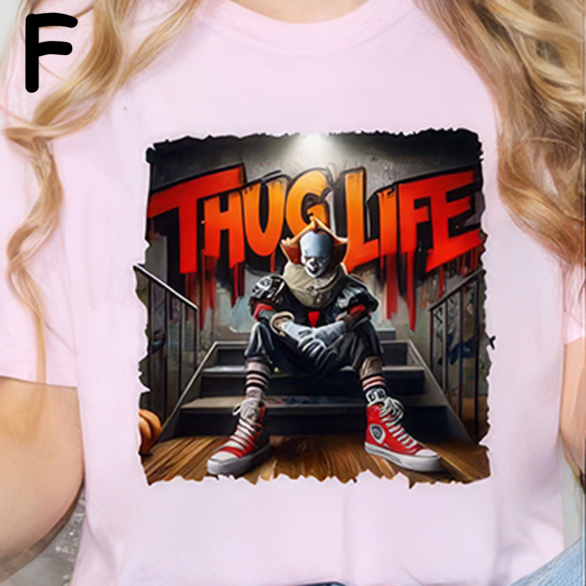 THUG LIFE Halloween Horror Characters T-shirt,Crewneck,Hoodie,TS-C-094