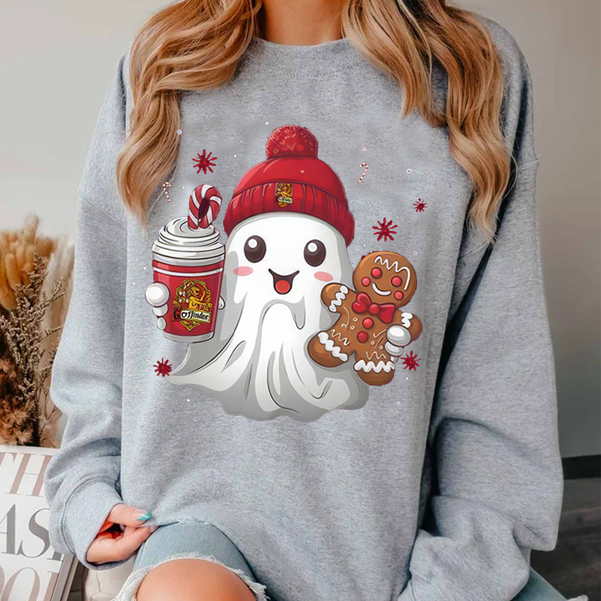 HP Cute Ghost Unisex T-Shirt,Crewneck,Hoodie,TS-C-657