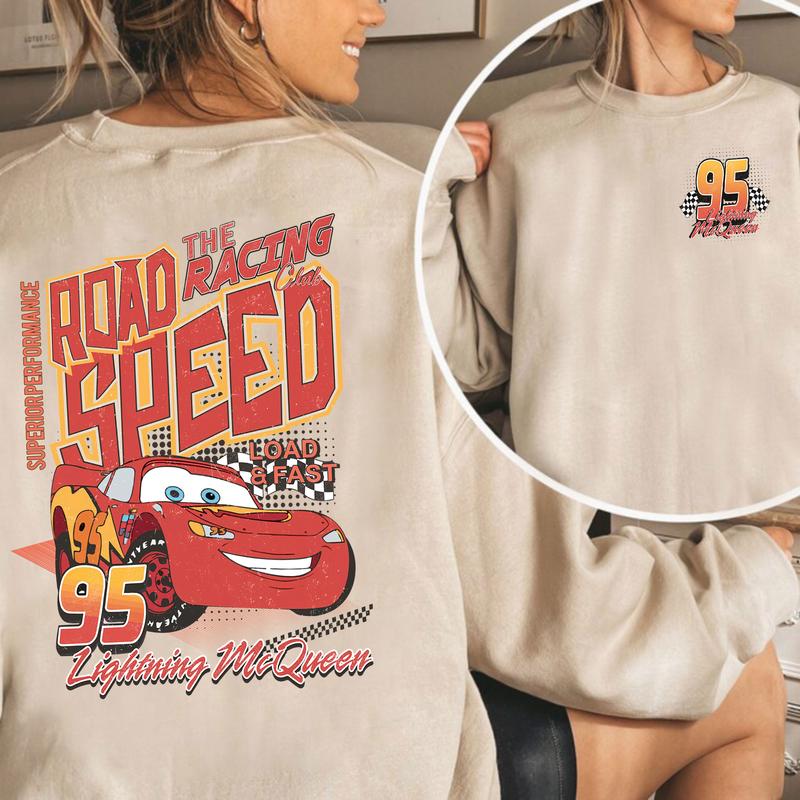 Lighting McQueen Cars Movie T-Shirt,Crewneck,Hoodie,TS-C-569