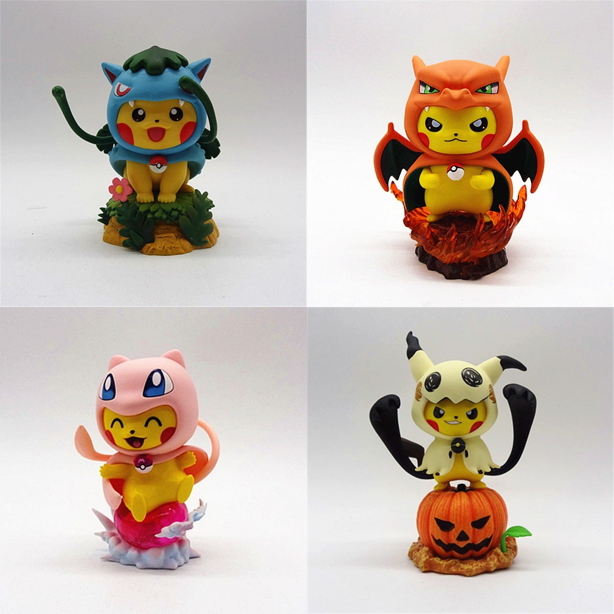 Cosplay Pikachu Figure Collectible Statue,Gift For Anime Lovers,B-C-1064