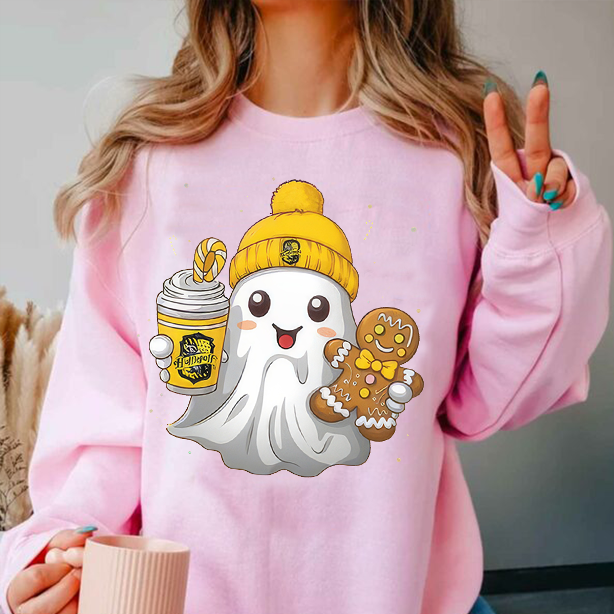 HP Cute Ghost Unisex T-Shirt,Crewneck,Hoodie,TS-C-657