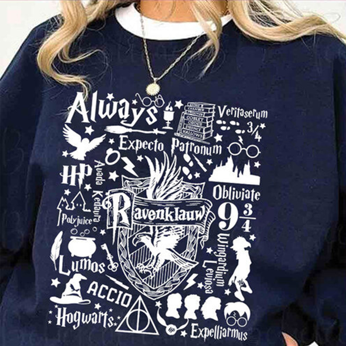 Vintage Hogwarts Houses Crewneck,Harry Potter Shirts,H-C-174