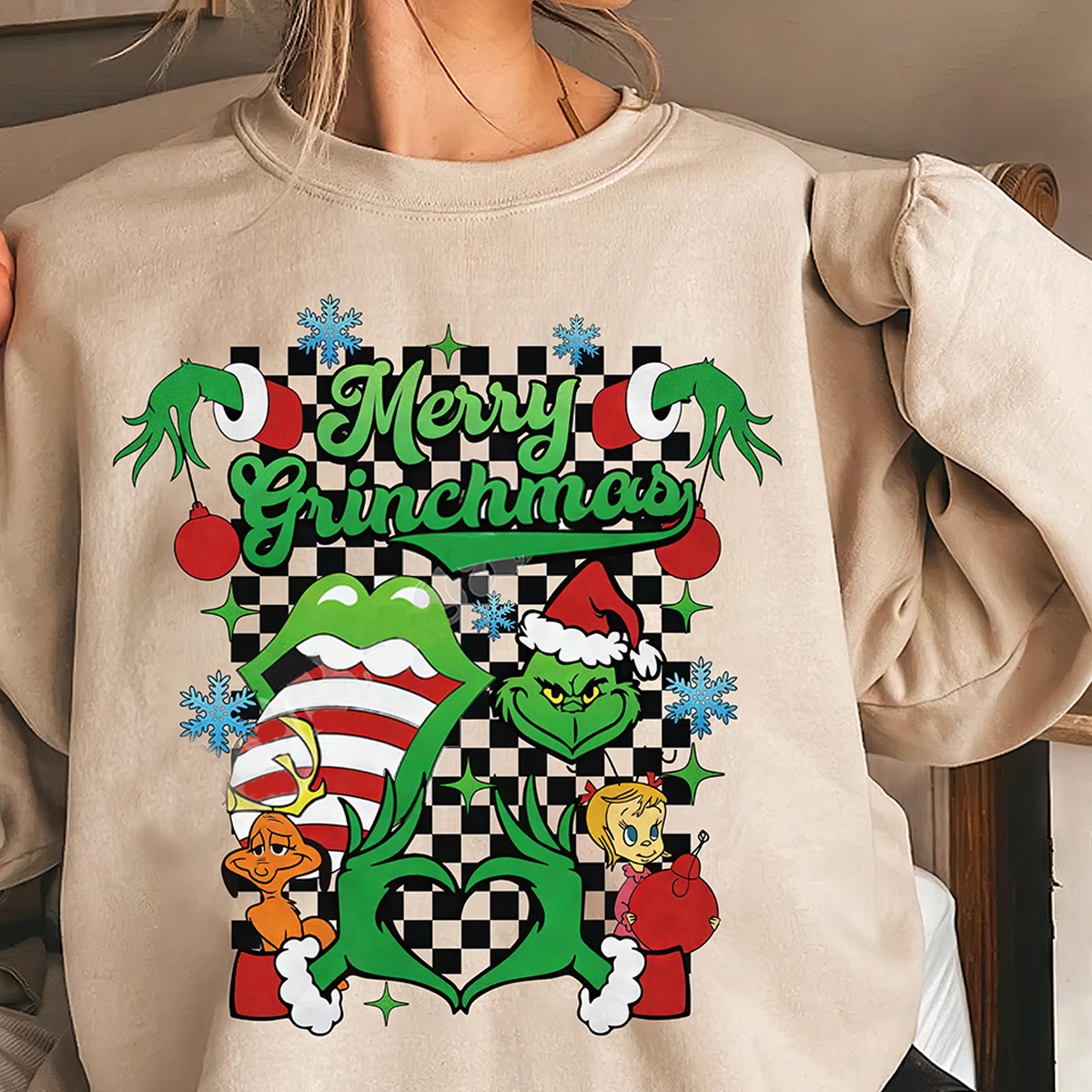 Merry Grinchmas T-Shirt,Crewneck,Hoodie For Christmas Gift,TS-C-377