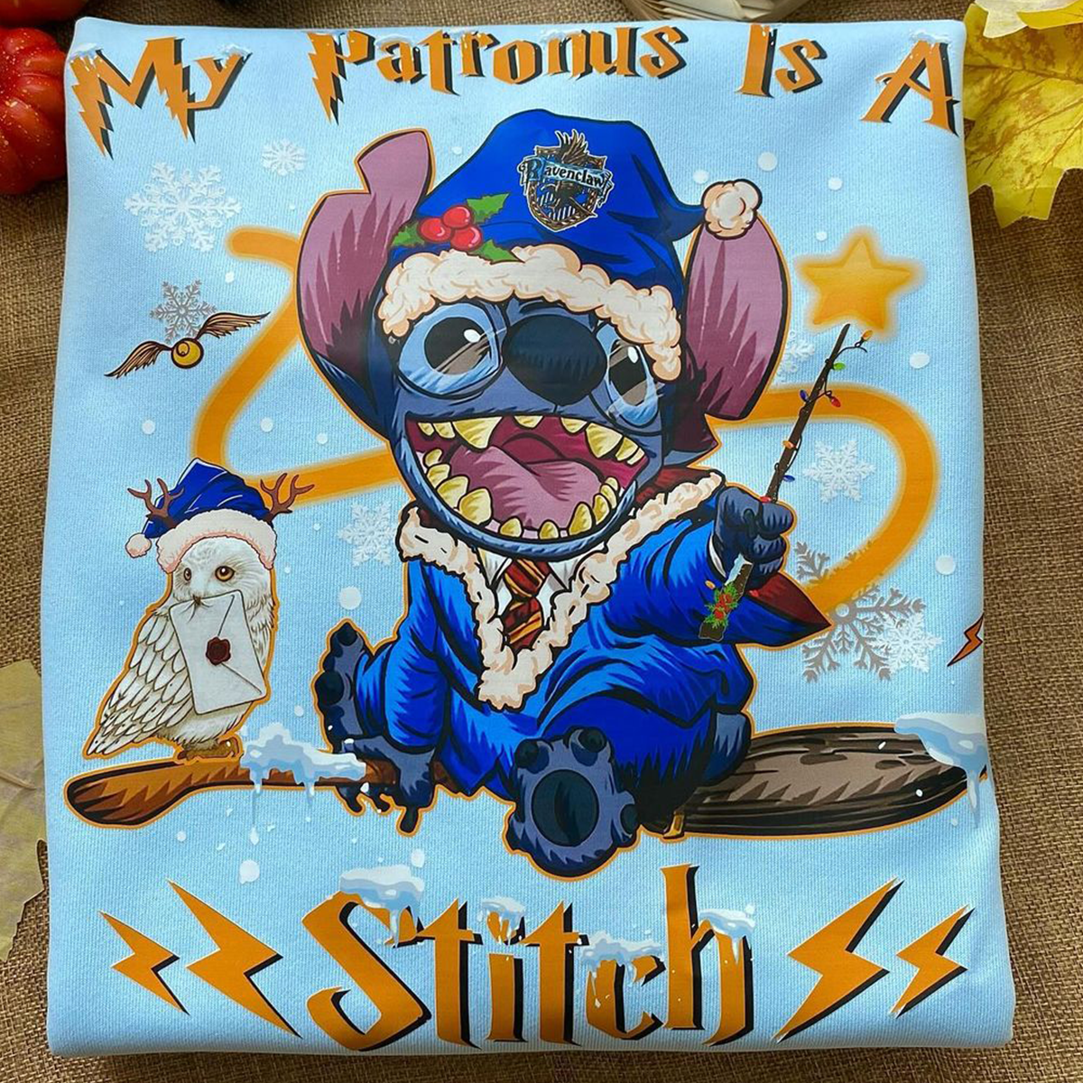 My Patronus Is A Stitch Christmas T-Shirt,Crewneck,Hoodie,TS-C-652