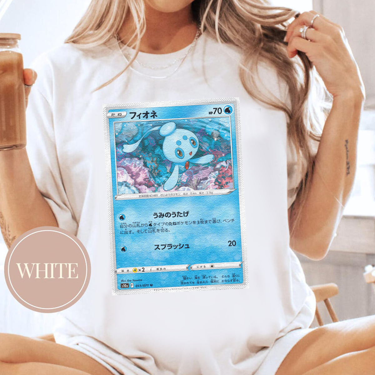 Personalized Pokémon Fabric Trading Card Y2 Patch Suture Unisex T-Shirt,Perfect Gift for Fans Friends,P-T-04