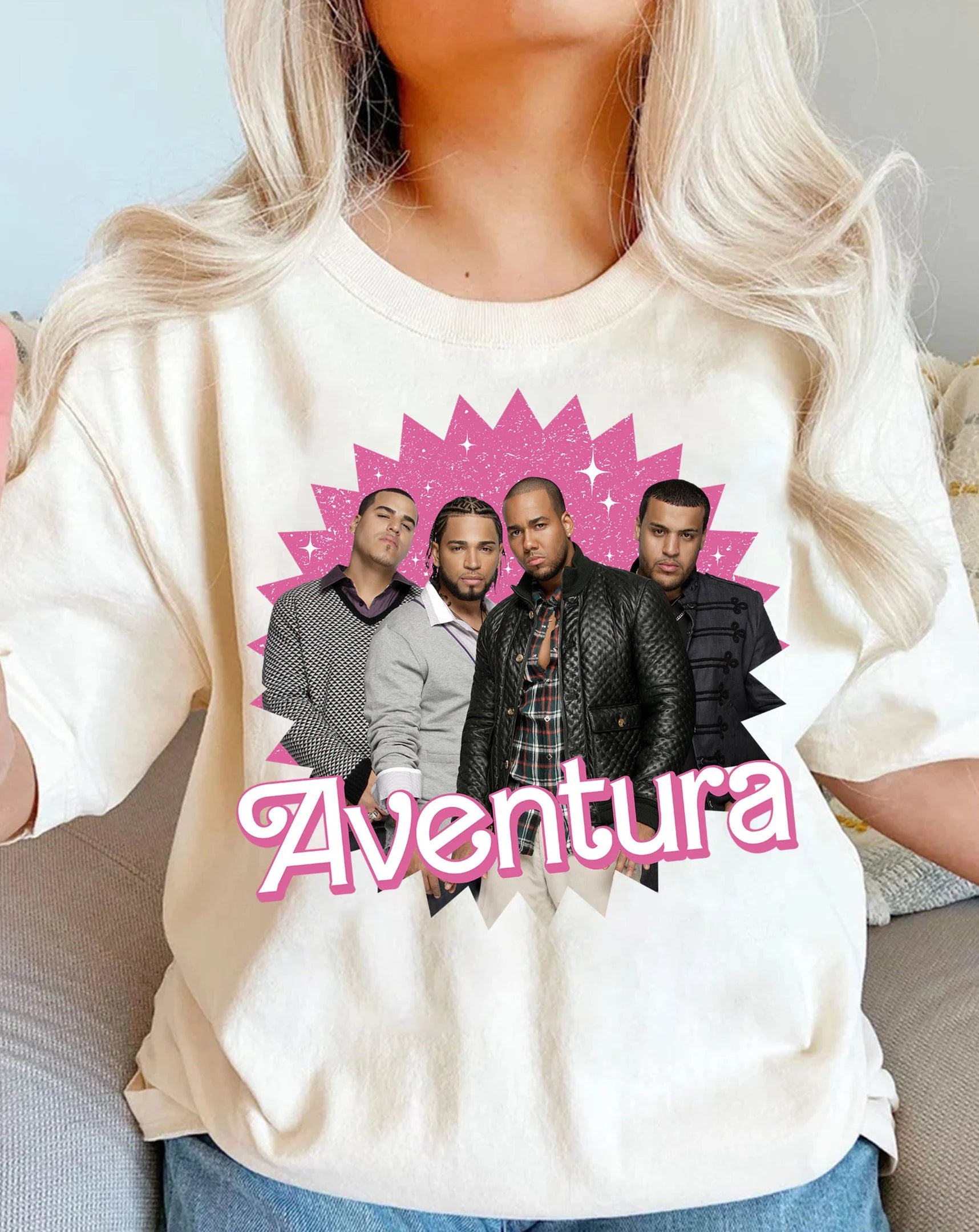 Aventura Pink T-Shirt,Crewneck,Hoodie For Gift,TS-C-429