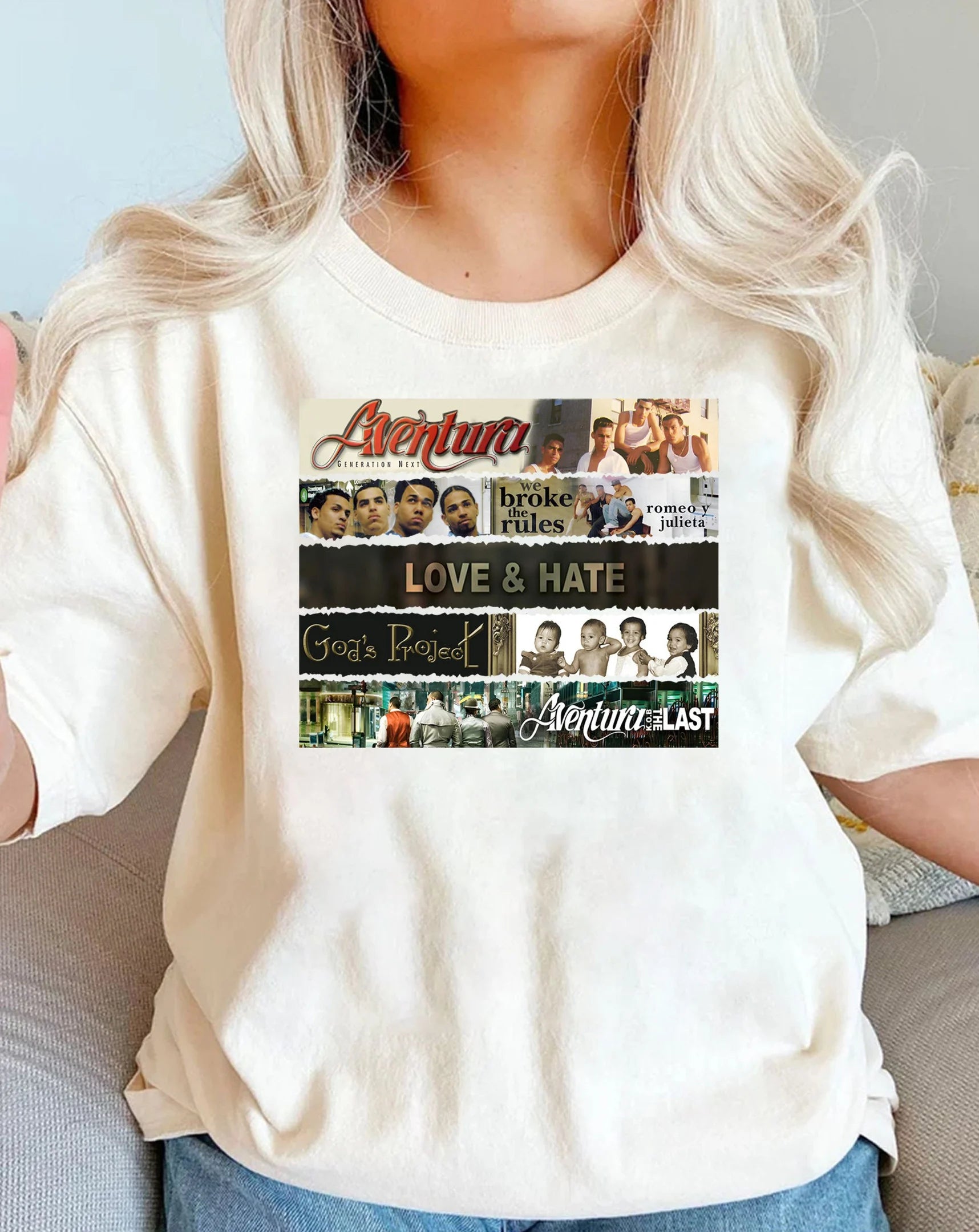 Aventura All Album T-Shirt,Crewneck,Hoodie For Gift,TS-C-433