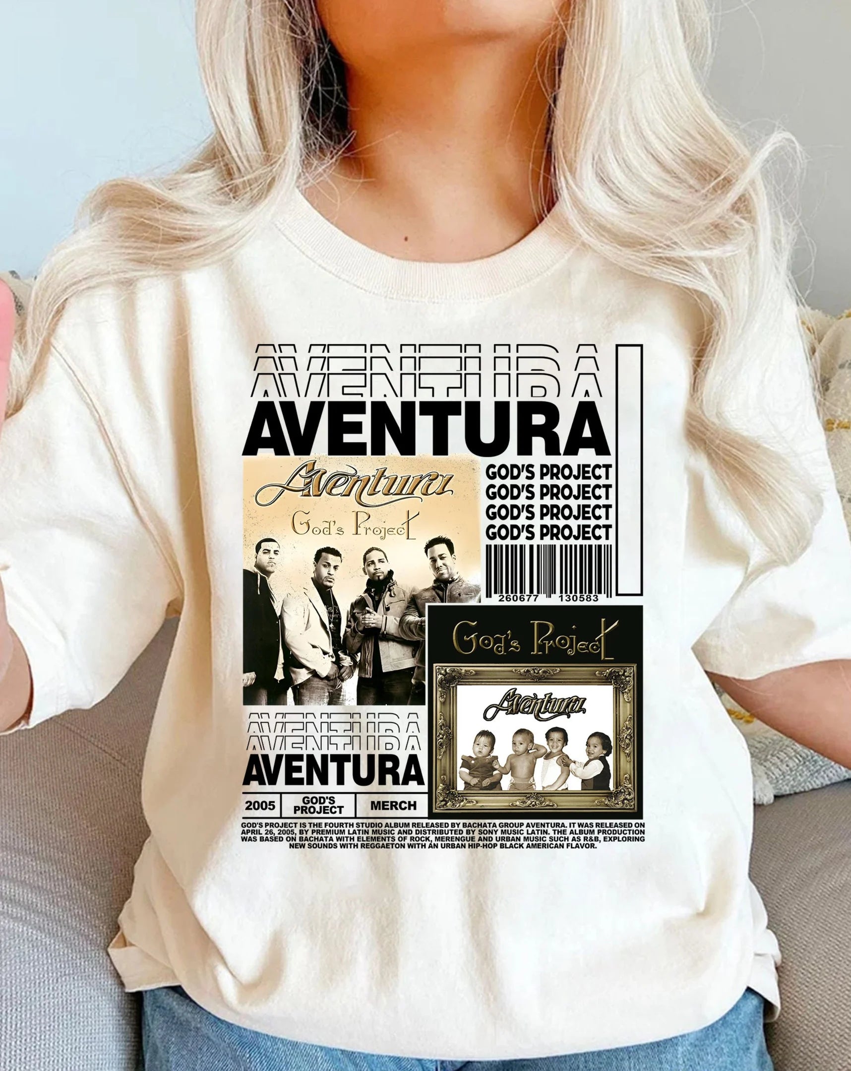 Aventura God's Project T-Shirt,Crewneck,Hoodie For Gift,TS-C-442