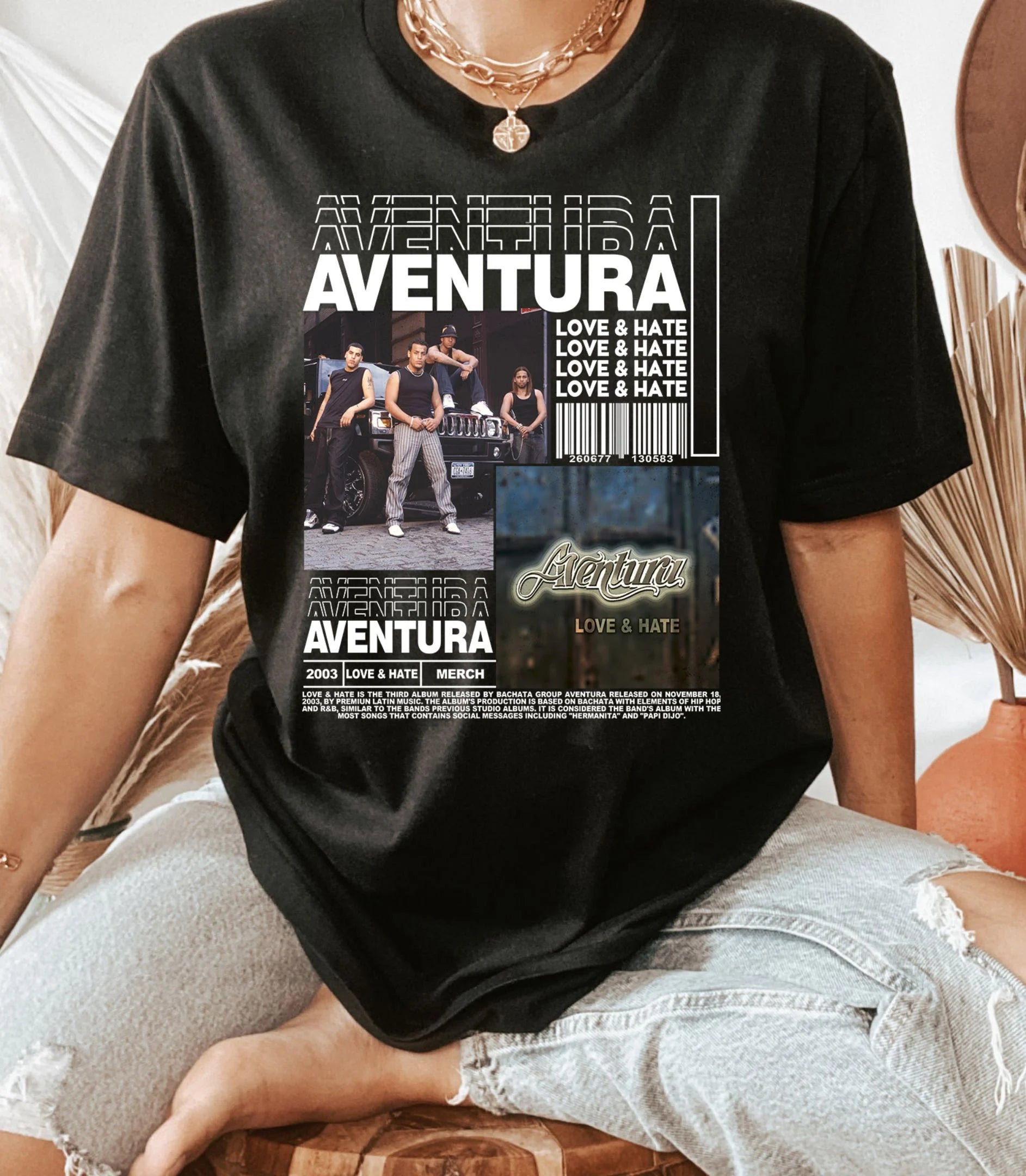 Aventura Love & Hate T-Shirt,Crewneck,Hoodie For Gift,TS-C-443