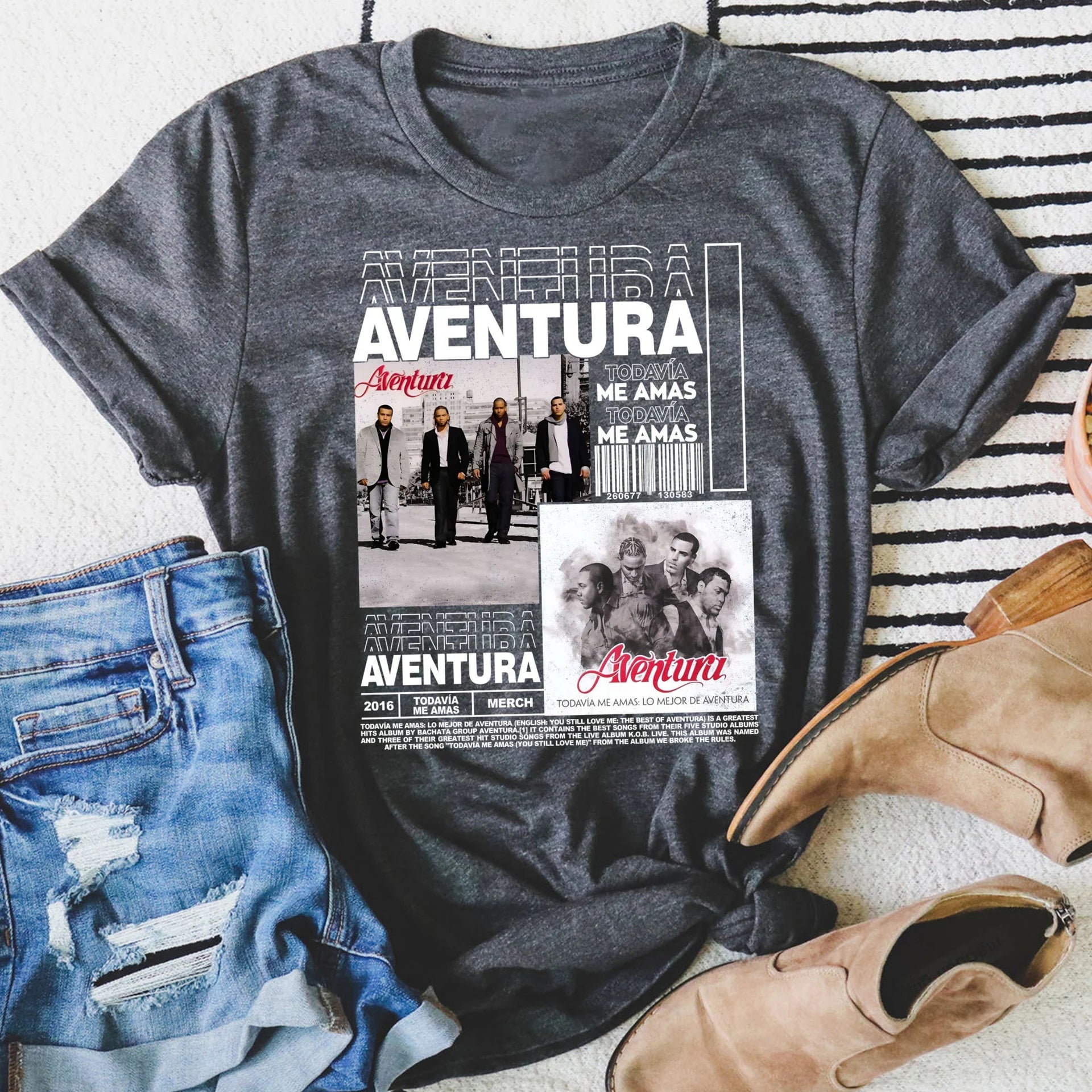 Romeo Santos The Aventura T-Shirt,Crewneck,Hoodie,TS-C-448