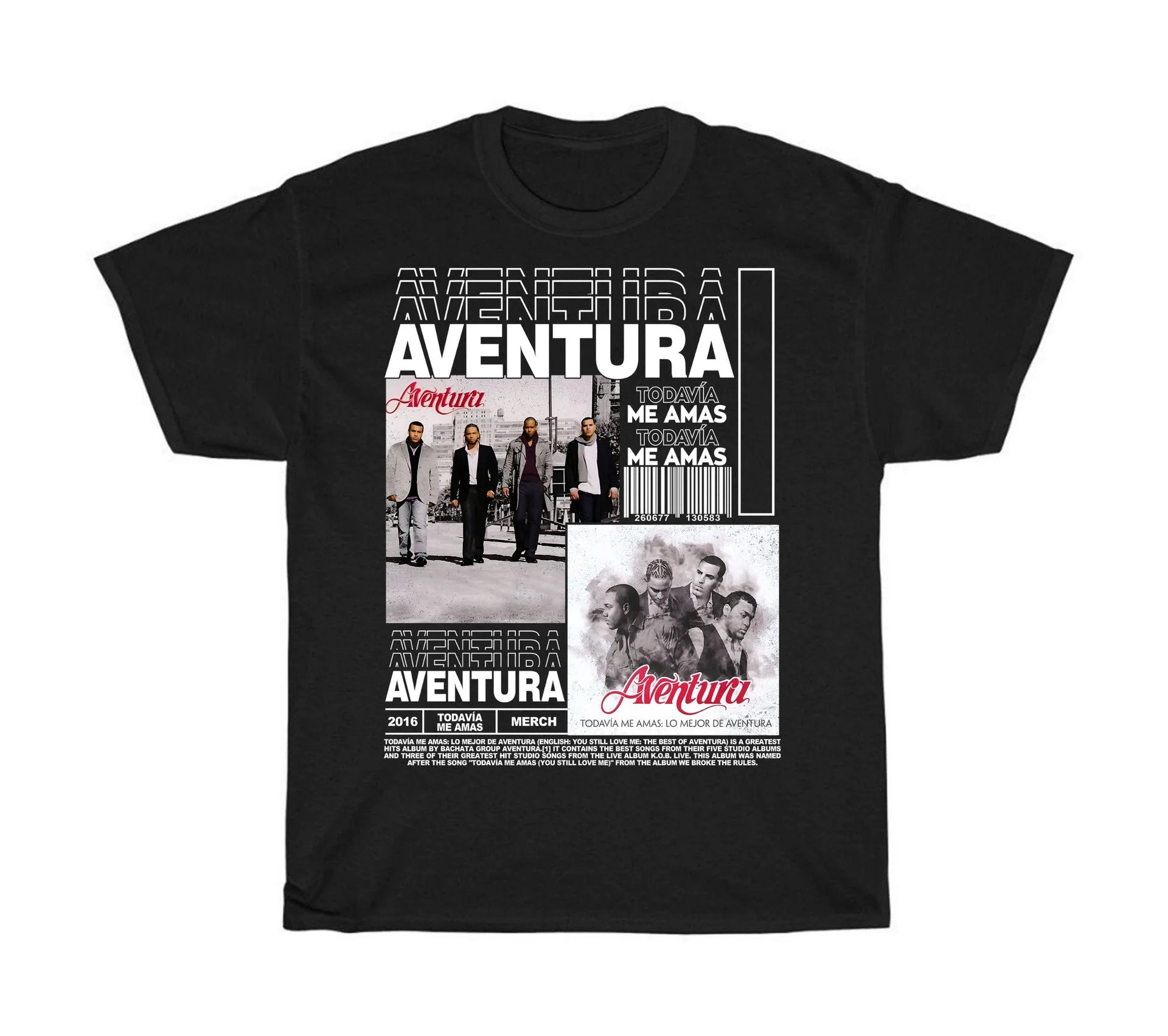 Romeo Santos The Aventura T-Shirt,Crewneck,Hoodie,TS-C-448