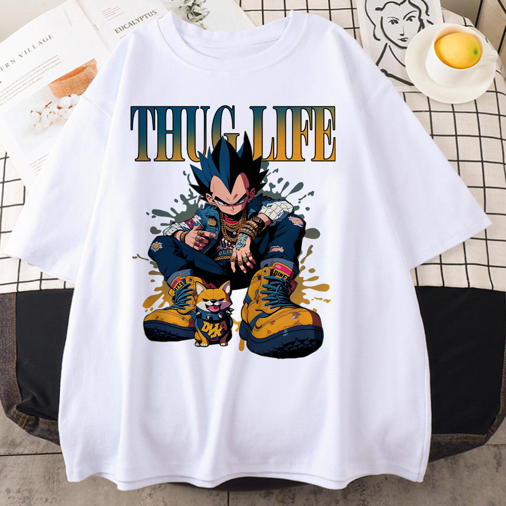 Vegeta Thuglife Dragon Ball Anime T-Shirt,Crewneck,Hoodie,TS-C-502