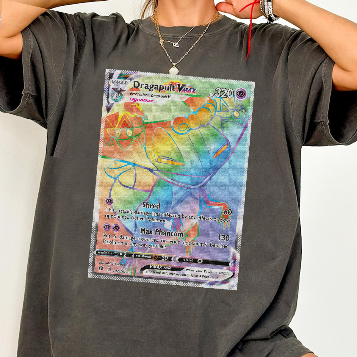 Personalized Pokémon Fabric Trading Card D3 Patch Suture Unisex T-Shirt,Perfect Gift for Fans Friends,P-T-19