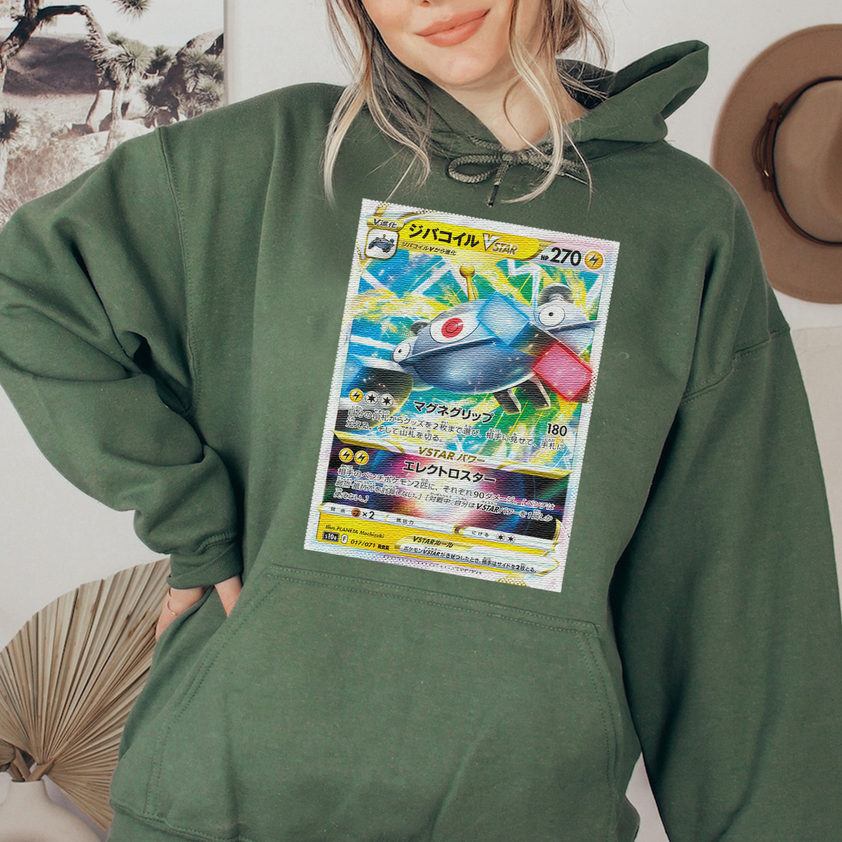 Personalized Pokémon Fabric Trading Card Y2 Patch Suture Unisex Hoodie,Perfect Gift for Fans Friends,P-H-06