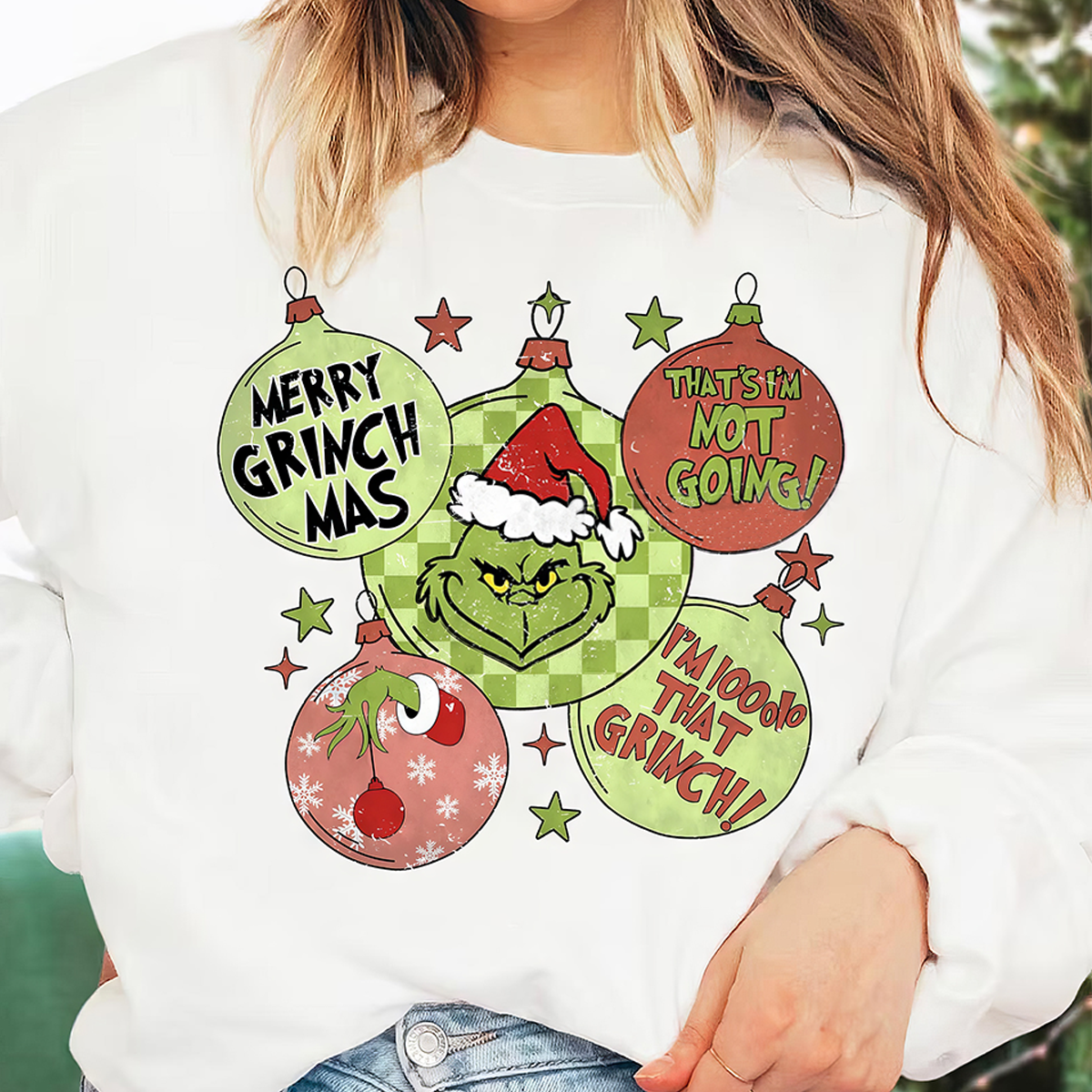 Merry Grinchmas T-Shirt,Crewneck,Hoodie For Christmas Gift,TS-C-365