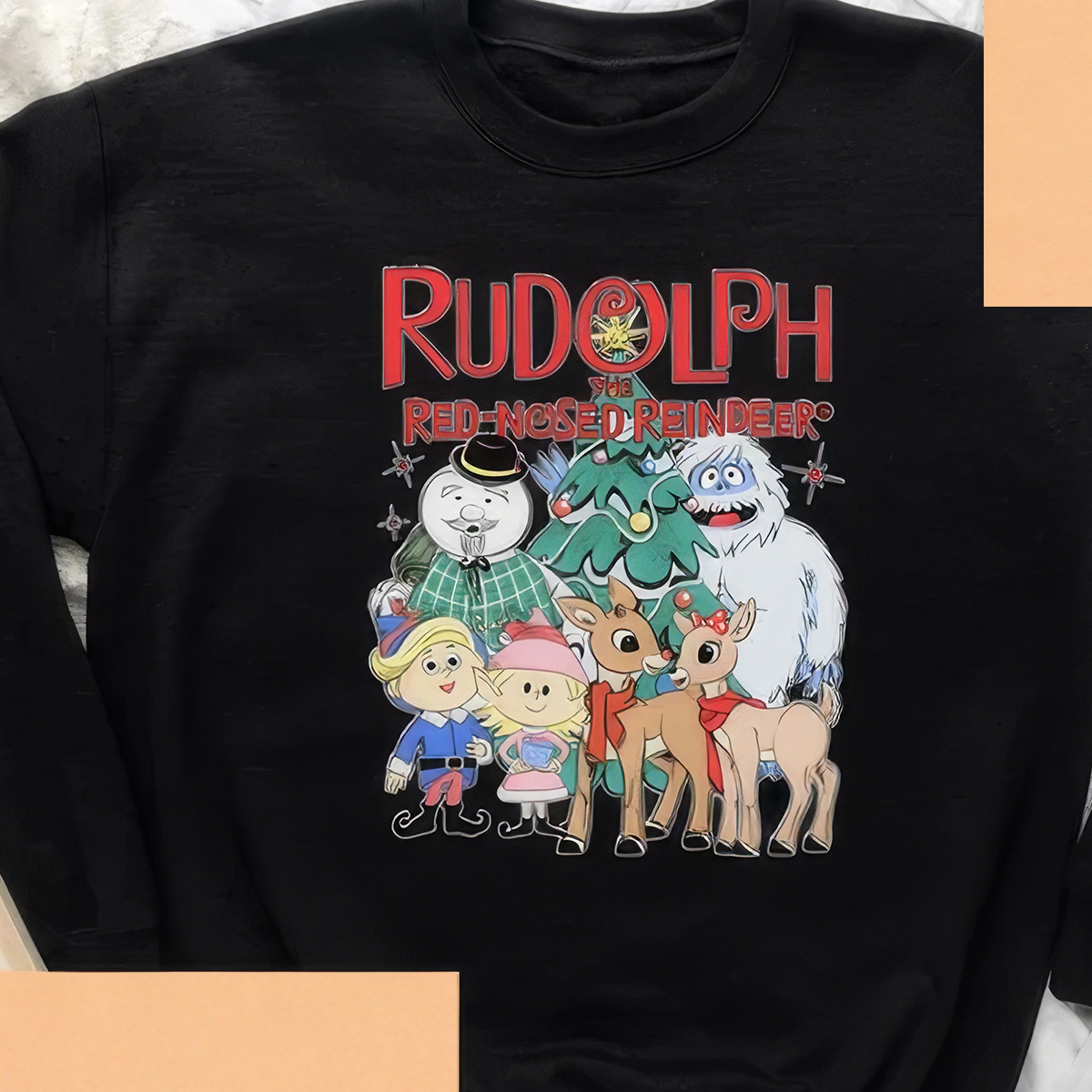 Vintage Rudolph Gift For New Year Christmas Reindeer Cartoon T-Shirt,Crewneck,Hoodie,TS-C-665