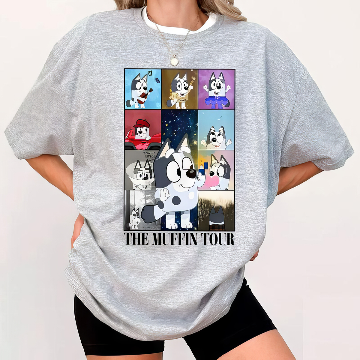 The Muffin Tour Cute Bluey T-Shirt,Crewneck,Hoodie,TS-C-639