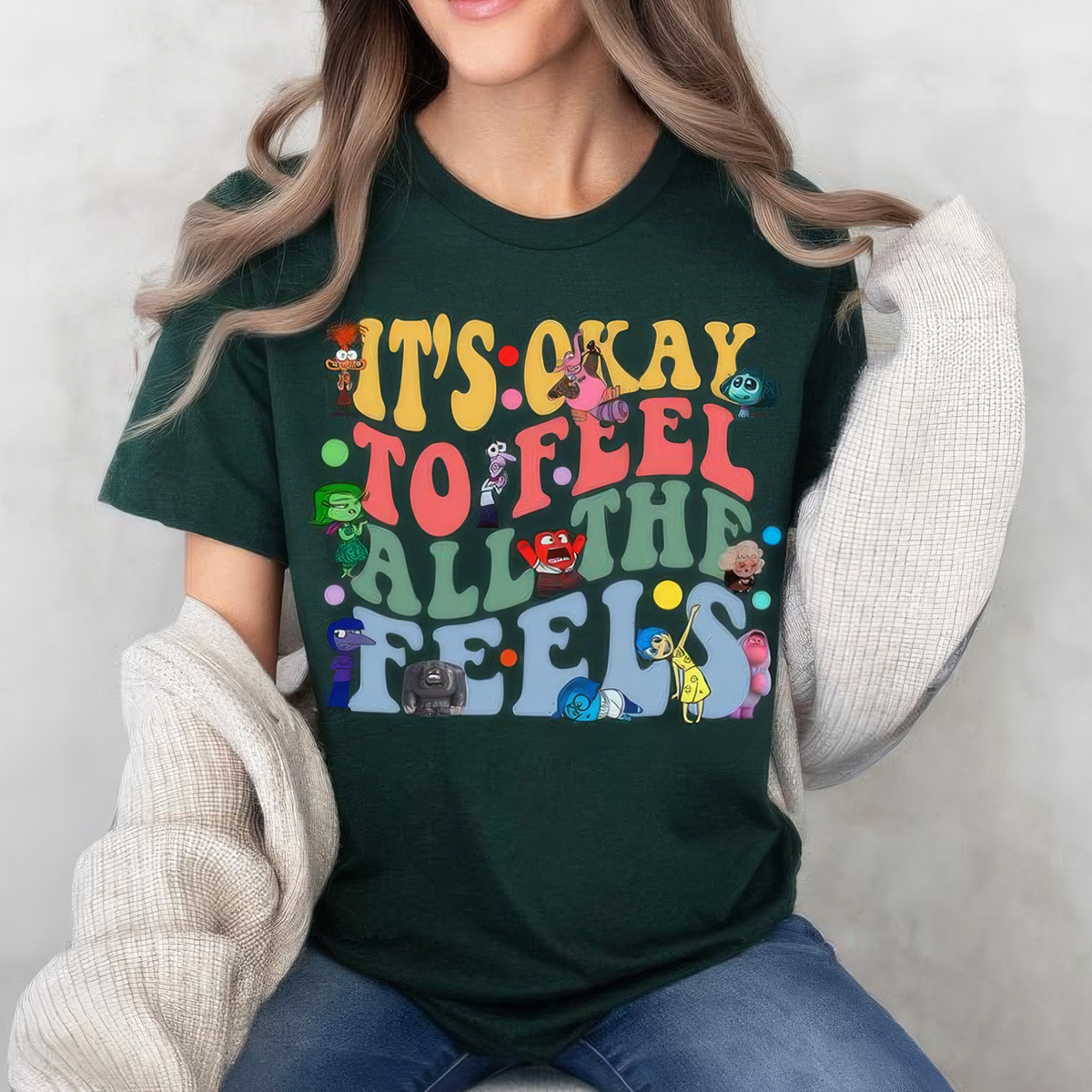 Inside Out Halloween Characters Emotions T-Shirt,Crewneck,Hoodie,TS-C-598