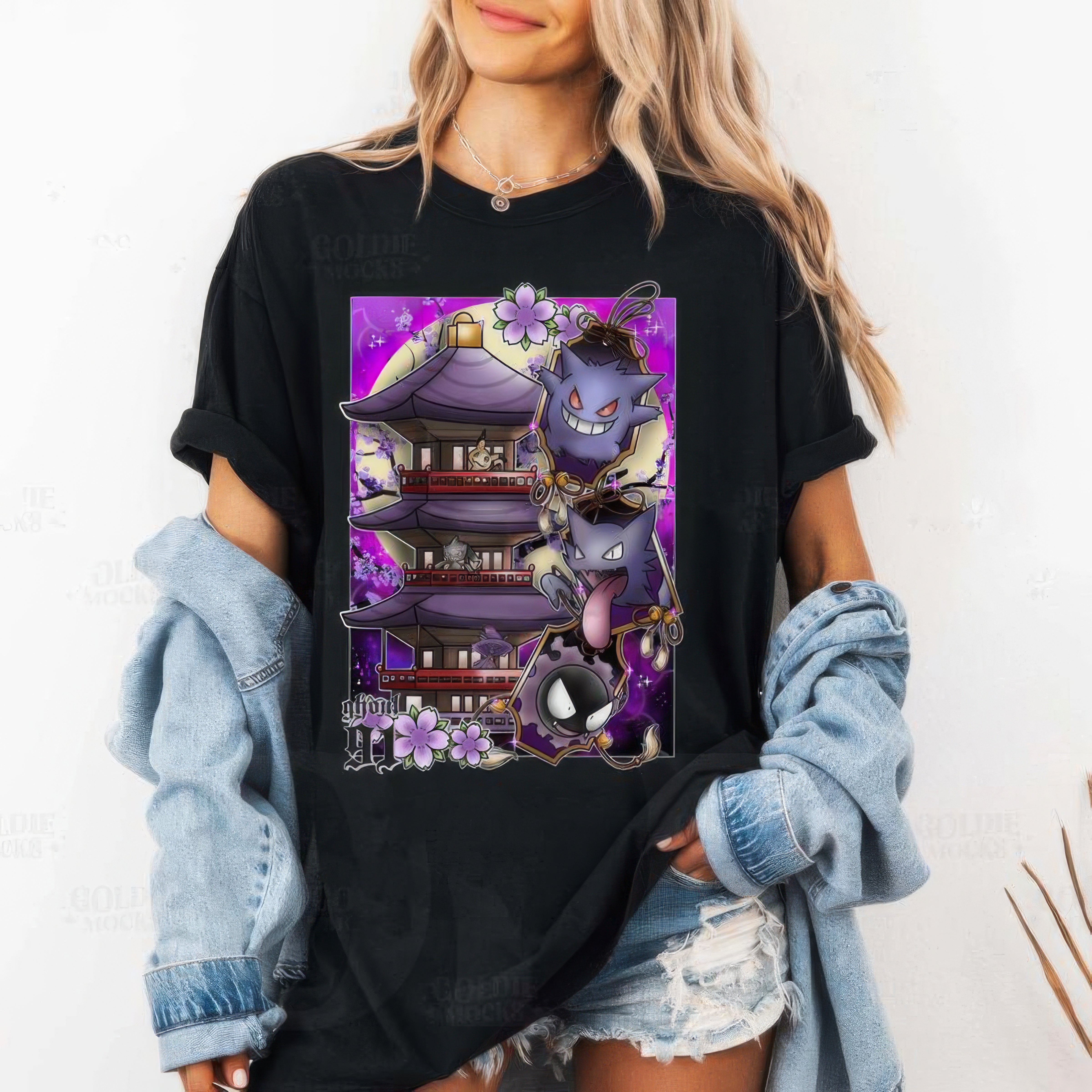 Halloween Lavender Town POkemon Legends Unisex T-Shirt,Crewneck,Hoodie,TS-C-670