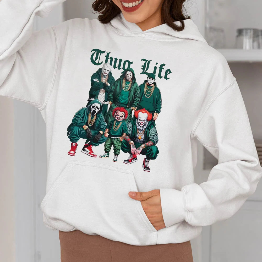 Thug Life Halloween Gifts For Horror Fans T-Shirt,Crewneck,Hoodie,TS-C-279