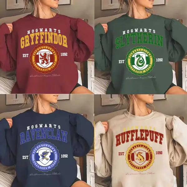 Hogwarts Harry Potter Four Houses T-Shirt,Crewneck,Hoodie,H-C-146