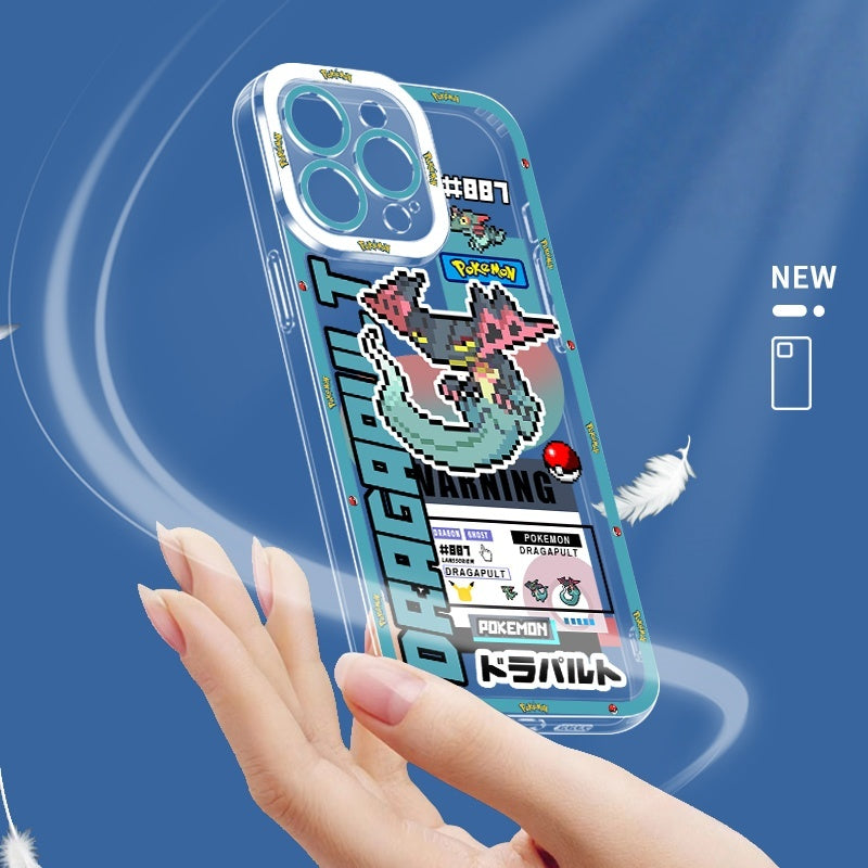 Creative Pixel Art Shockproof Anime Characters iPhone Case – Ideal Gift for Fans and Friends,PC-1224