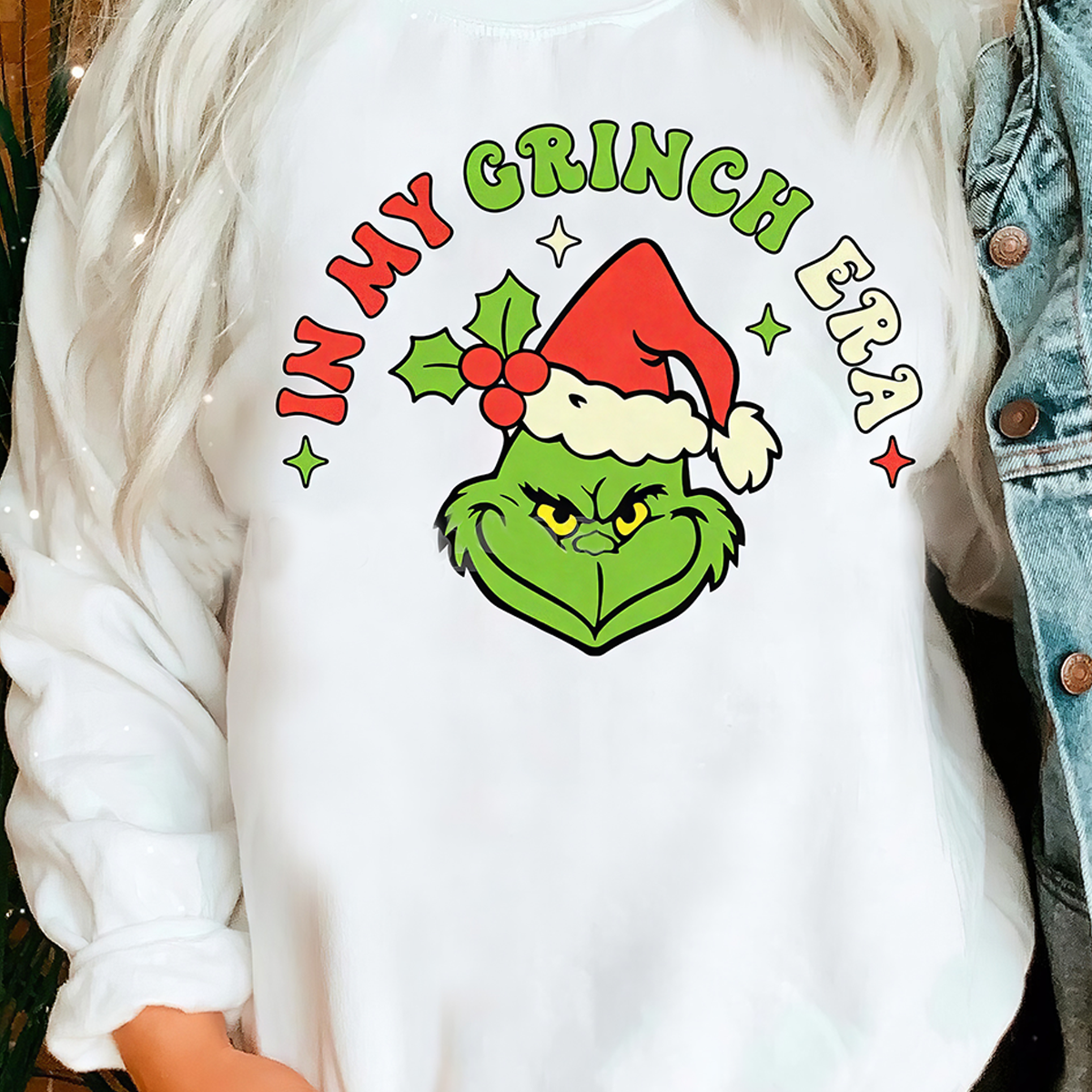 In My Grinch Era Christmas T-Shirt,Crewneck,Hoodie For Gift,TS-C-363