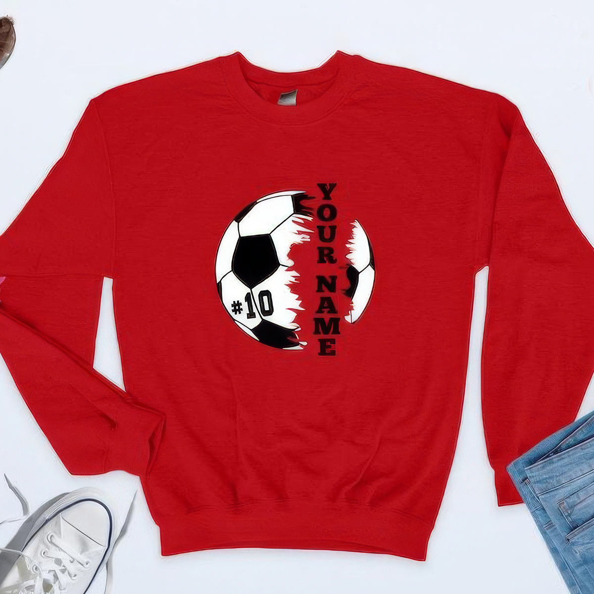 Soccer Player Ball Name Valentine Soccer T-Shirt,Crewneck,Hoodie,TS-C-642