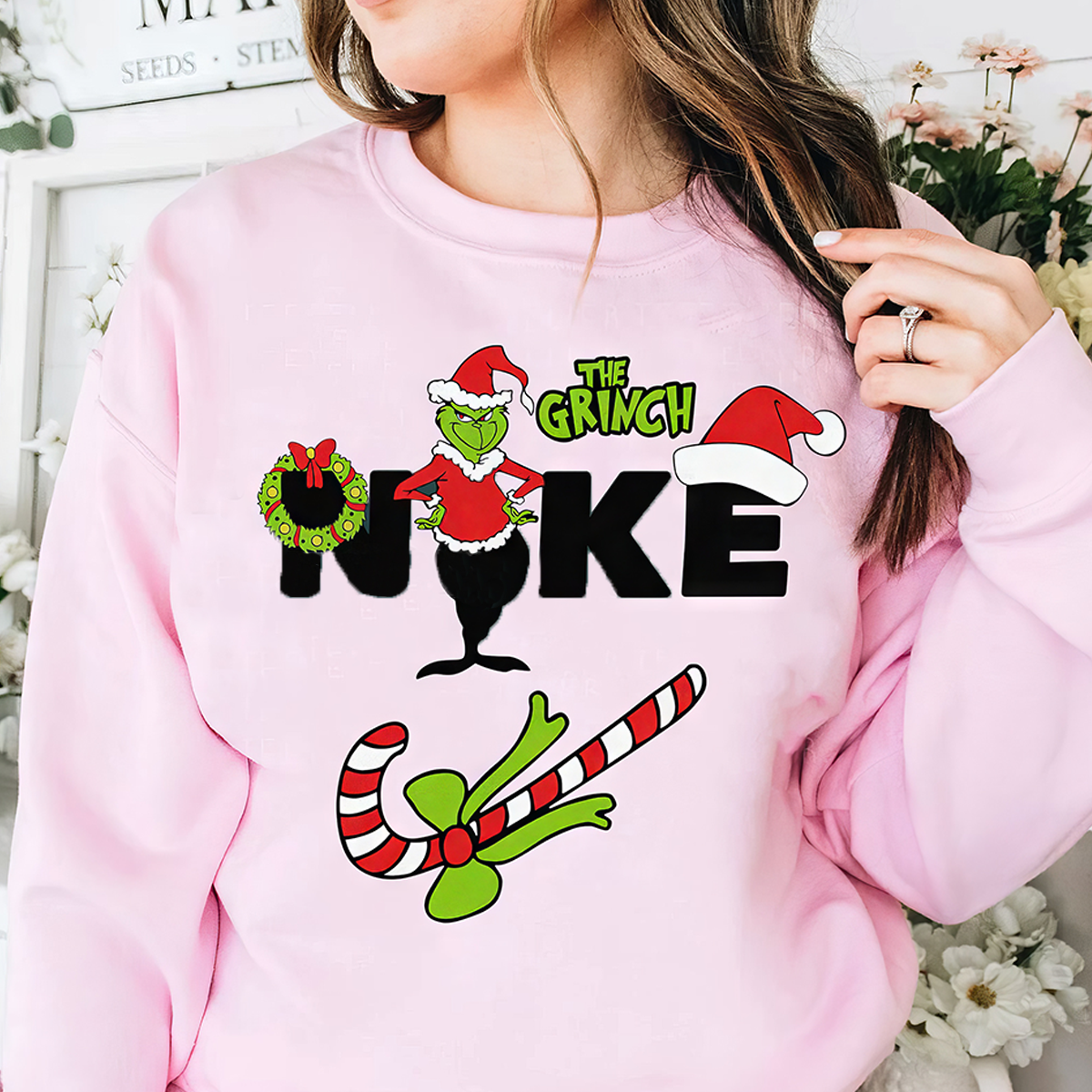 The Grinch NK Christmas T-Shirt,Crewneck,Hoodie For Gift,TS-C-364