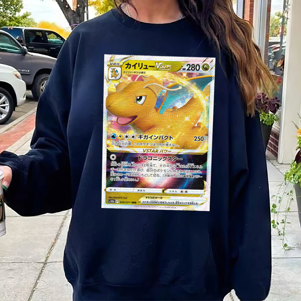 Personalized Pokémon Fabric Trading Card Y3 Patch Suture Unisex Crewneck,Perfect Gift for Fans Friends,P-C-08