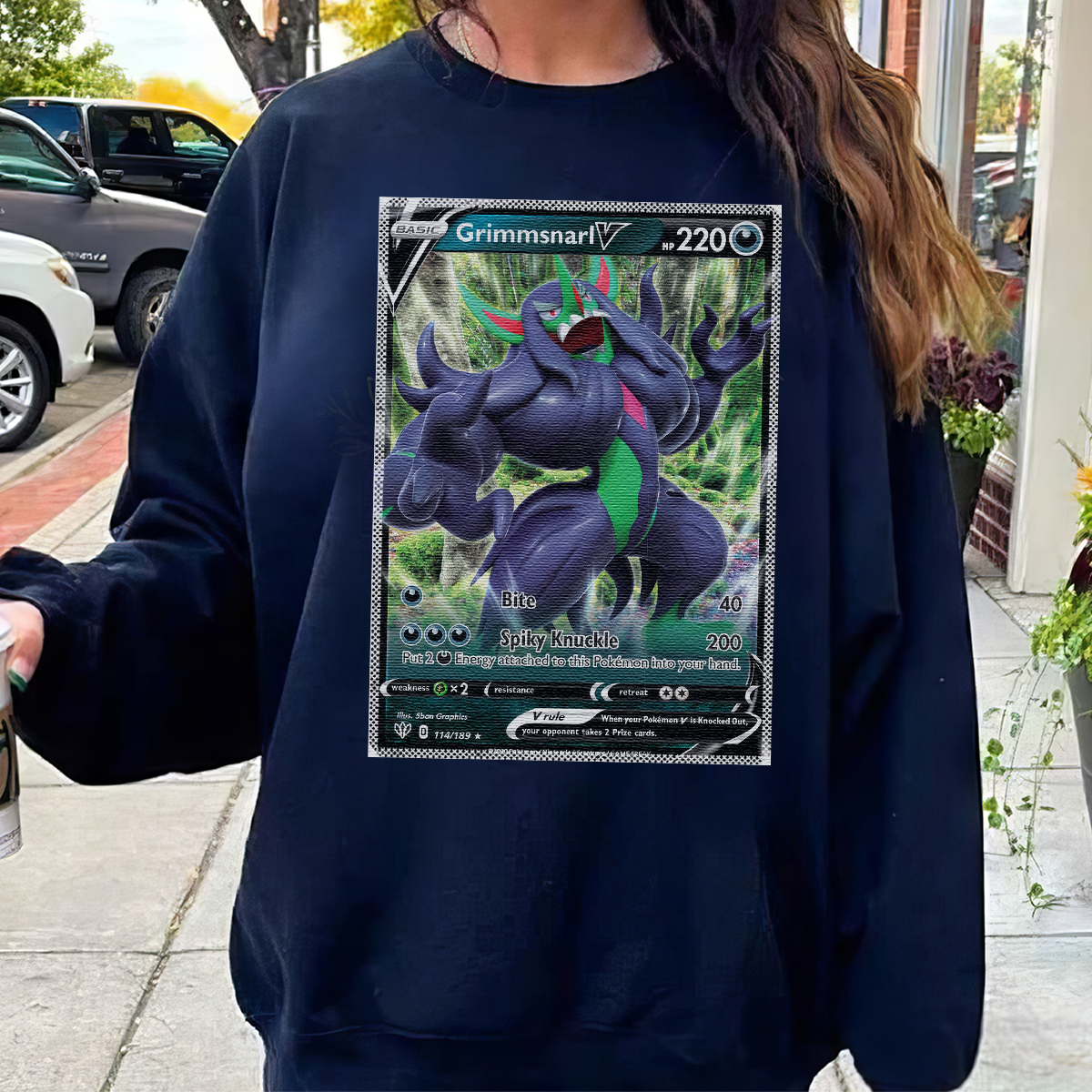 Personalized Fabric Trading Card D2 Patch Suture Unisex Crewneck,Perfect Gift for Fans Friends,P-C-17