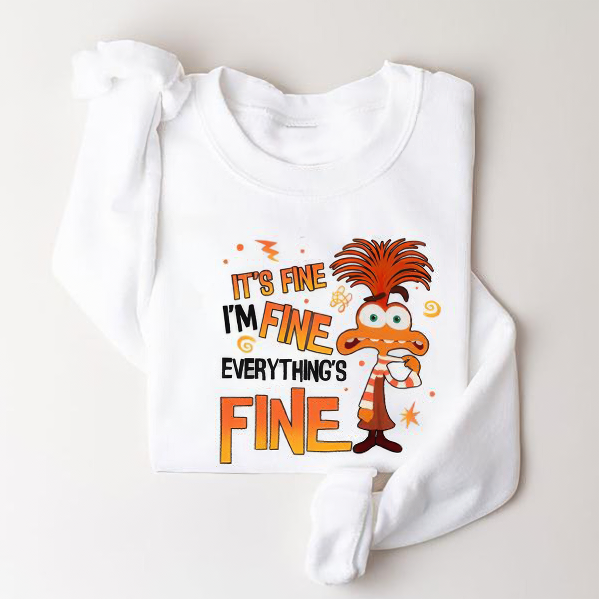 Inside Out Halloween Characters Everything is Fine Emotions T-Shirt,Crewneck,Hoodie,TS-C-596